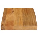  Bordplate 60x40x2,5 cm naturlig kant heltre mango 370536