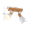 Lindby Merela taklampe, 2 lyskilder