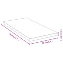 vidaXL Vegghylle 40x20x1,5 cm bambus