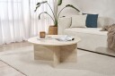 Boro Sofabord 90 cm - Beige
