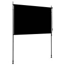 vidaXL Utendørs rullegardin 200x270 cm antrasitt
