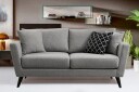 Wikins 2 Seter Sofa   Grå