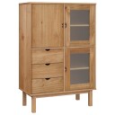 vidaXL Highboard 85x43x125 cm heltre furu