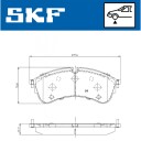 Bremseklosser SKF VKBP 81308