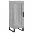vidaXL Skjenk grå sonoma 34,5x34x90 cm konstruert tre