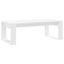 vidaXL Salongbord hvit 102x50x35 cm konstruert tre