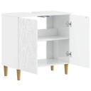 vidaXL Baderomsvaskeskap DELFT Høgglans hvit 59,5 x 31,5 x 59 cm