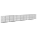 vidaXL Gabion med 3,5 mm wire og 5x2,5 cm nett 1050x50x150 cm