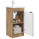  Badmøbel med vask Artisan eik 42 x 40 x 84,5 cm Konstruert tre
