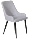 Venture Design Plaza spise stol Grå Textil/svart Grå