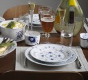 Royal Copenhagen Musselmalt Riflet tallerken flat 25 cm