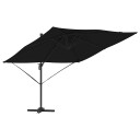  Cantilever Roma parasoll Svart 286x285x265 cm Aluminium
