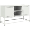  Highboard sennepsgul 100,5x39x107 cm stål