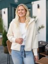 Didriksons Women's Mella Full Zip 3 White Foam 36