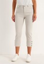 Caprijeans med design med fem lommer
