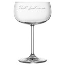 Lykketegning  Pust livet er nå champagneglass 35 cl klar