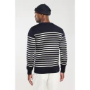 Armor Lux Striped Mariner Sweater "Molène" - Navy - XXL