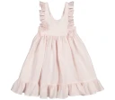 MarMar Kjole Linen Danita Frill Lys Rosa (110 / 5 år)