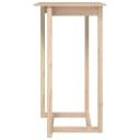 vidaXL Barbord 60x60x110 cm heltre furu
