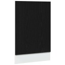 Oppvaskmaskin panel "Lyon" svart eik 45x1,5x67 cm
