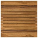 vidaXL Bordplate 40 x 40 x 3,5 cm Torget Massivt Teaktre Naturlig