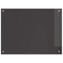 vidaXL Kjøkkenbakplate Mørke grå 80 x 60 x 0,6 cm herdet glass