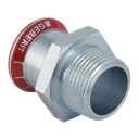 Geberit Overgangsmuffe 76,1 x 65 mm i galvanisert stål for rørdeler