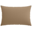 vidaXL Putetrekk 6 stk. HEERLEN Gråbrun 50 x 70 cm Polyester