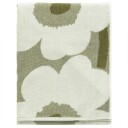 Marimekko Unikko Håndkle 70x150 cm Cream / Green Umber