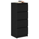  Skjenk svart eik 37,5x35x99 cm konstruert tre