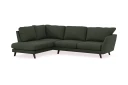 Trend Lyx 4 seters Venstrevendt L formet Sjeselongsofa i Manchester   Mørkegrønn