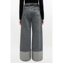 Ganni Dame Jeans Grå W28,