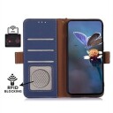 OnePlus 12 Lommebok-deksel i Lær med RFID Blå
