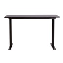 Skrivebord HOME4YOU Ergo Light med 1 motor 120x60x72,5–117,5 cm Svart - Svart