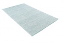 Ullteppe   Snowshill turkis/hvit Størrelse: 240 x 240 cm firkantet form