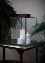 Uyuni LED kubbelys, utendørs, batteri, hvit, Ø10,1xH17,8 cm