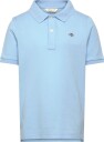 Gant Kids Shield Pique Ss Polo Shirt   Blue   128