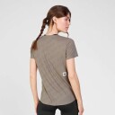 Saysky Reactive Flow T Shirt Dame Dark Beige Logo L