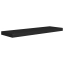 vidaXL Flytende vegghylle svart 80x23,5x3,8 cm MDF