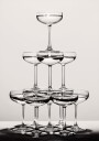 Champagne tower_6 Plakat Plakat / 40x50cm
