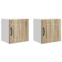 Kjøkkenskap 2 pcs Sonoma eik 40 x 31 x 40 cm Konstruert tre