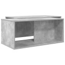  Kaffebord Sett 2 pcs Betonggrå Konstruert tre