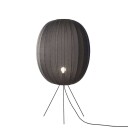Made By Hand - Knit-Wit 65 Høy Oval Gulvlampe Medium Svart