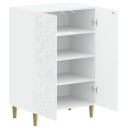 vidaXL Sko Skap DELFT 59,5 x 39,5 x 90 cm Konstruert tre Hvit