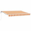 vidaXL Innvendbar Markise Fargerik stripe 350x200 cm stoff