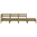  Hagesofa 4-seters impregnert furu 838053