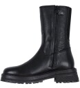 Angulus Mid-Cut Støvler Med Glidelås Black/Black 37