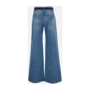 Elisabetta Franchi Dame Jeans Blå W26,