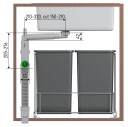 Gelia Smartloc Vannlås for oppvaskbenk 1 1/2" 1 delt Innendørsavløp