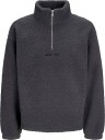 Jack & Jones   Collegegenser Jornorrebro Emb Teddy Sweat High Ne   Grå